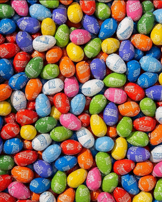 Chocolade Paaseitjes assorti regenboog zak 255g - Tony’s Chocolonely