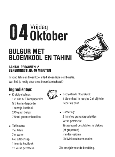 Vegan Recepten Scheurkalender 2021 - Lekker Plantaardig