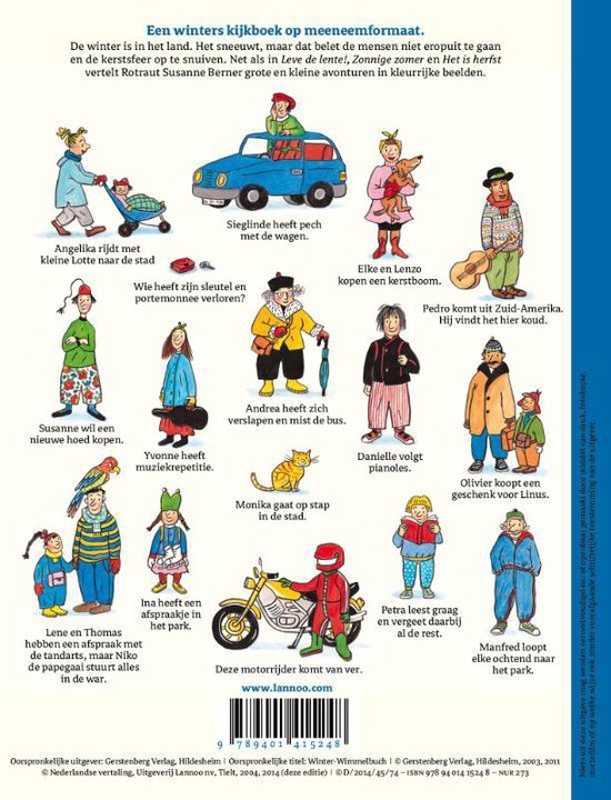 Wat een winter (kijk- en zoekboek) - Rotraut Susanne Berner