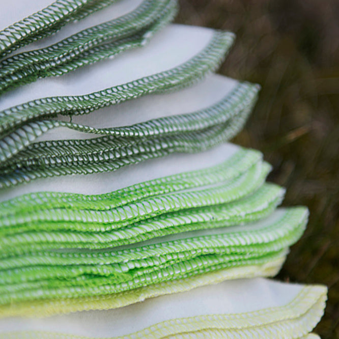 Wasbare doekjes 12 st. verschillende kleuropties – ImseVimse