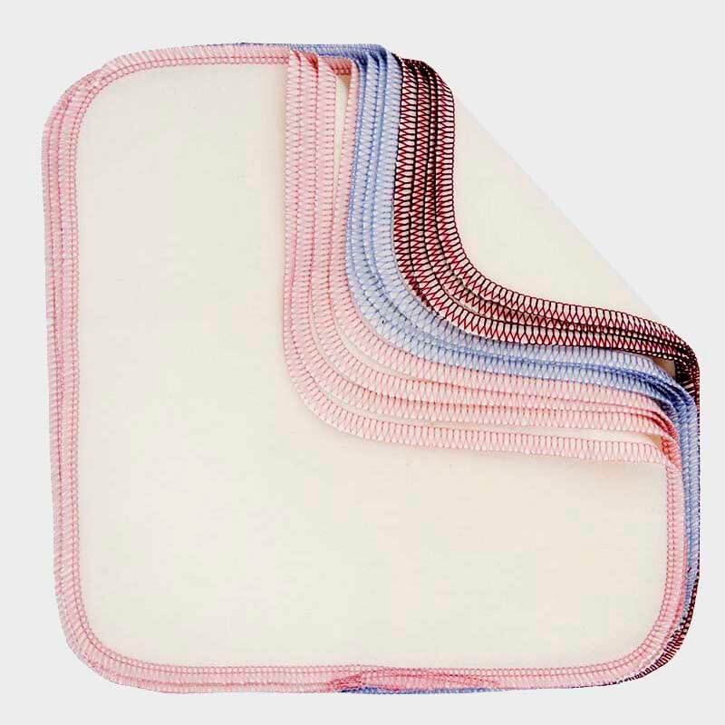 Wasbare doekjes 12 st. verschillende kleuropties – ImseVimse