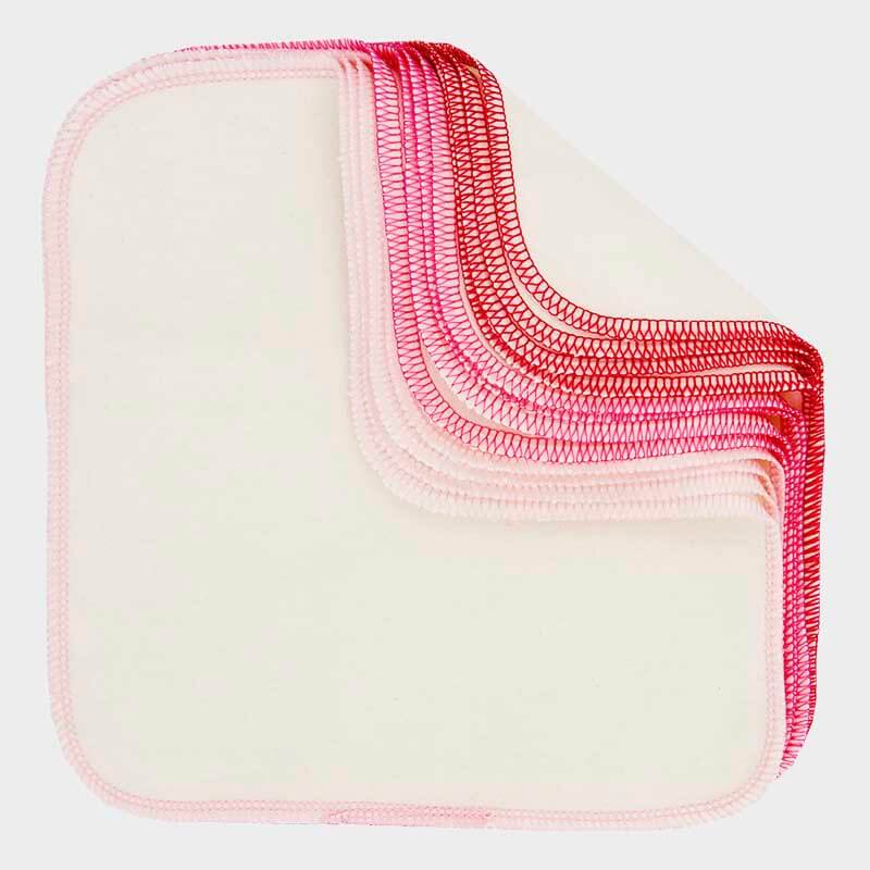 Wasbare doekjes 12 st. verschillende kleuropties – ImseVimse