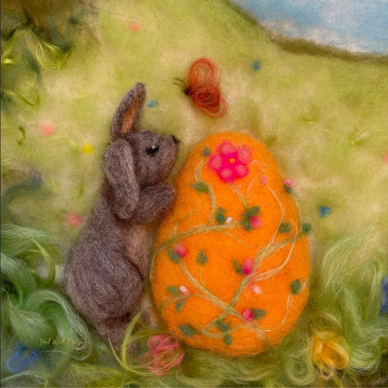 Toverplaat F09. Paas ei – Het Wol Feetje de