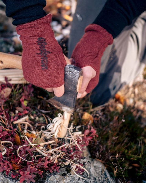 Wrist Gaiter 200gr Rust Red Rust- Woolpower