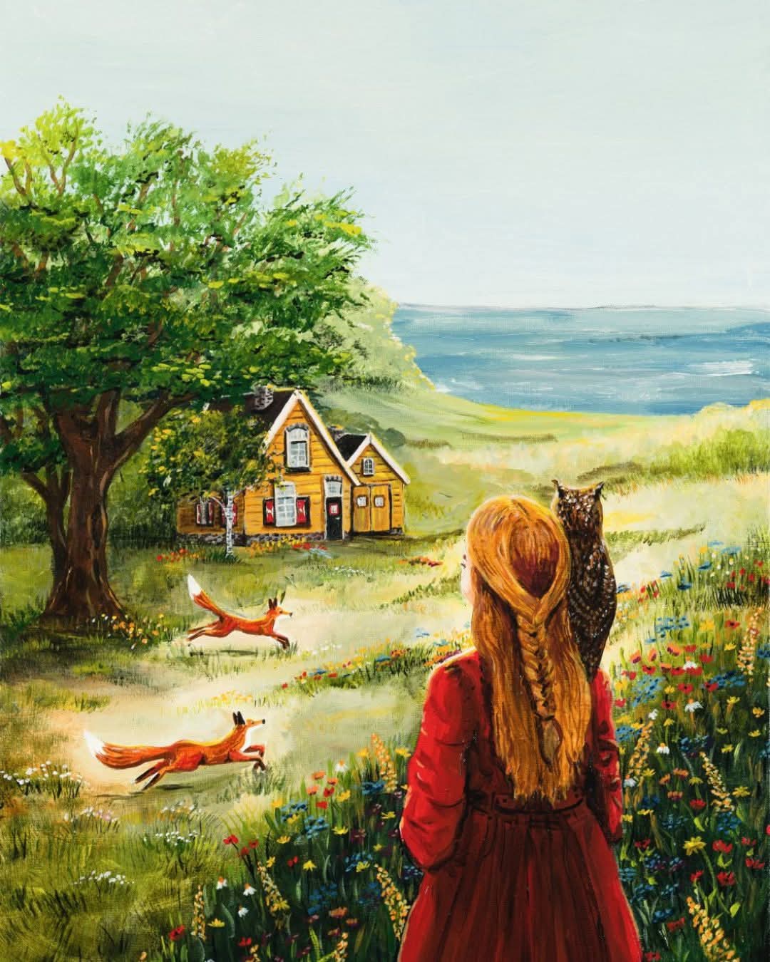 Illustrator under a blankie