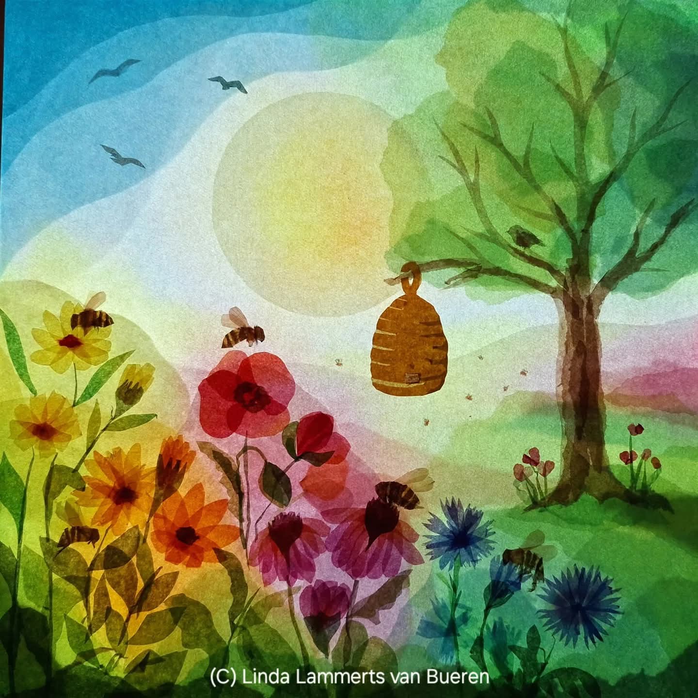 Toverplaten van Vogel Geluk – Waldorf Transparanten