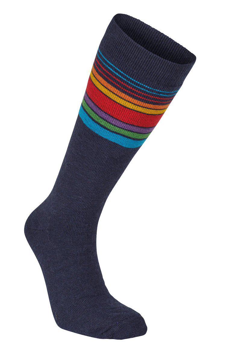 Wool Sock RETRO-SKI navy  – Ivanhoe of Sweden