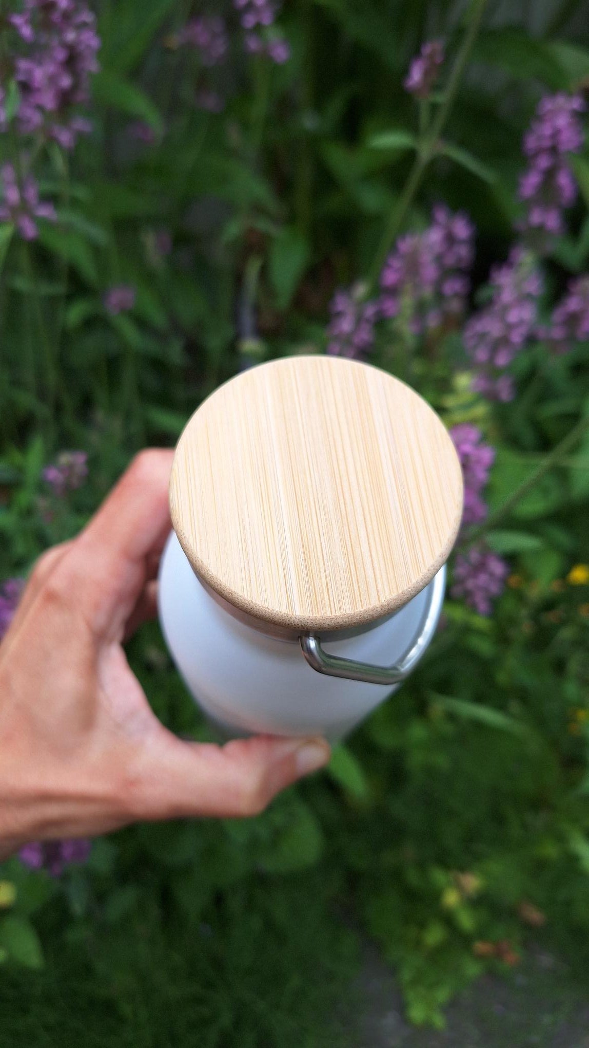 Bodhi Thermosfles "Flower of Life" White 600 ml - Bodynova