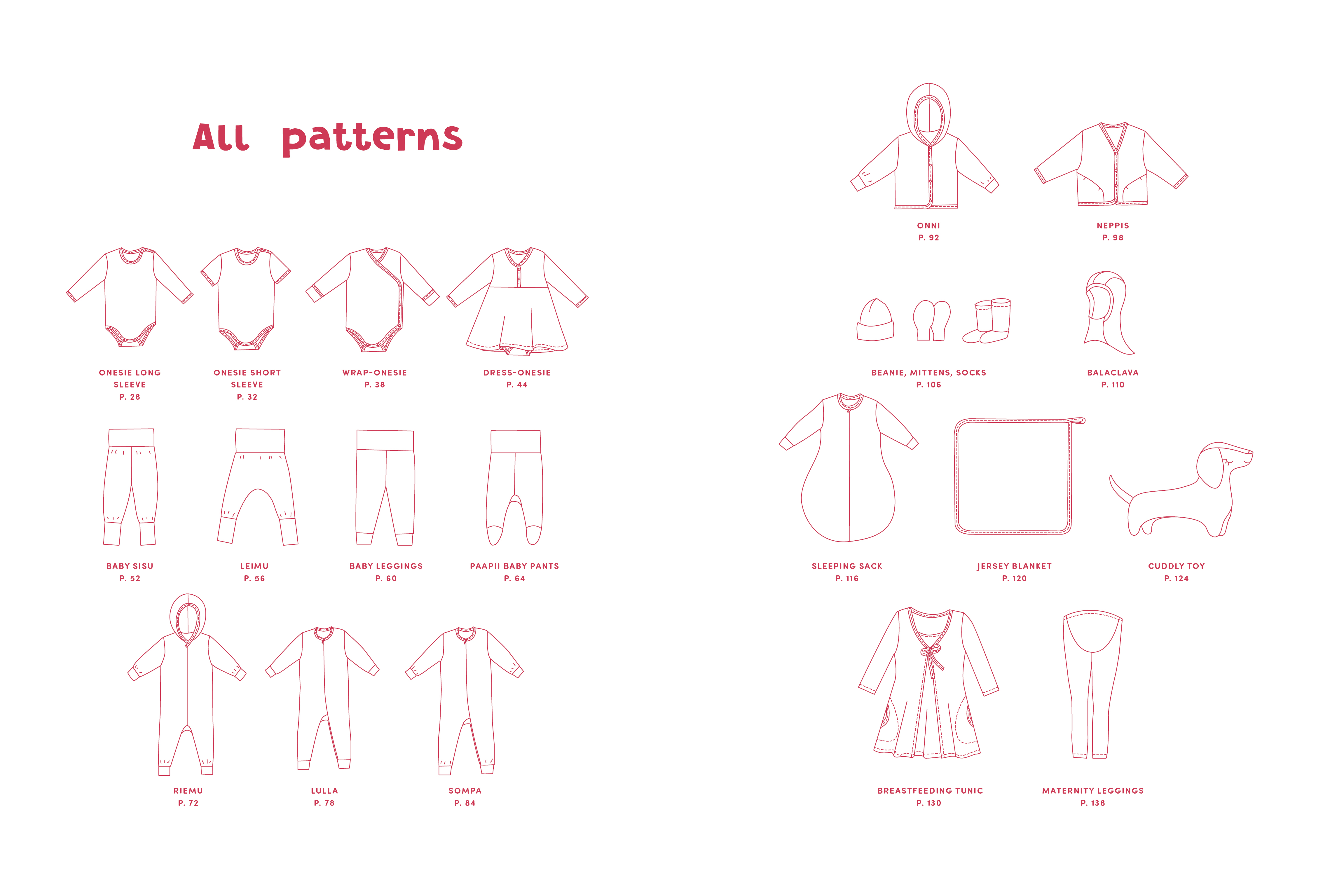 PaaPii's Pattern Book for Babies (in het Engels) - Paapii Design