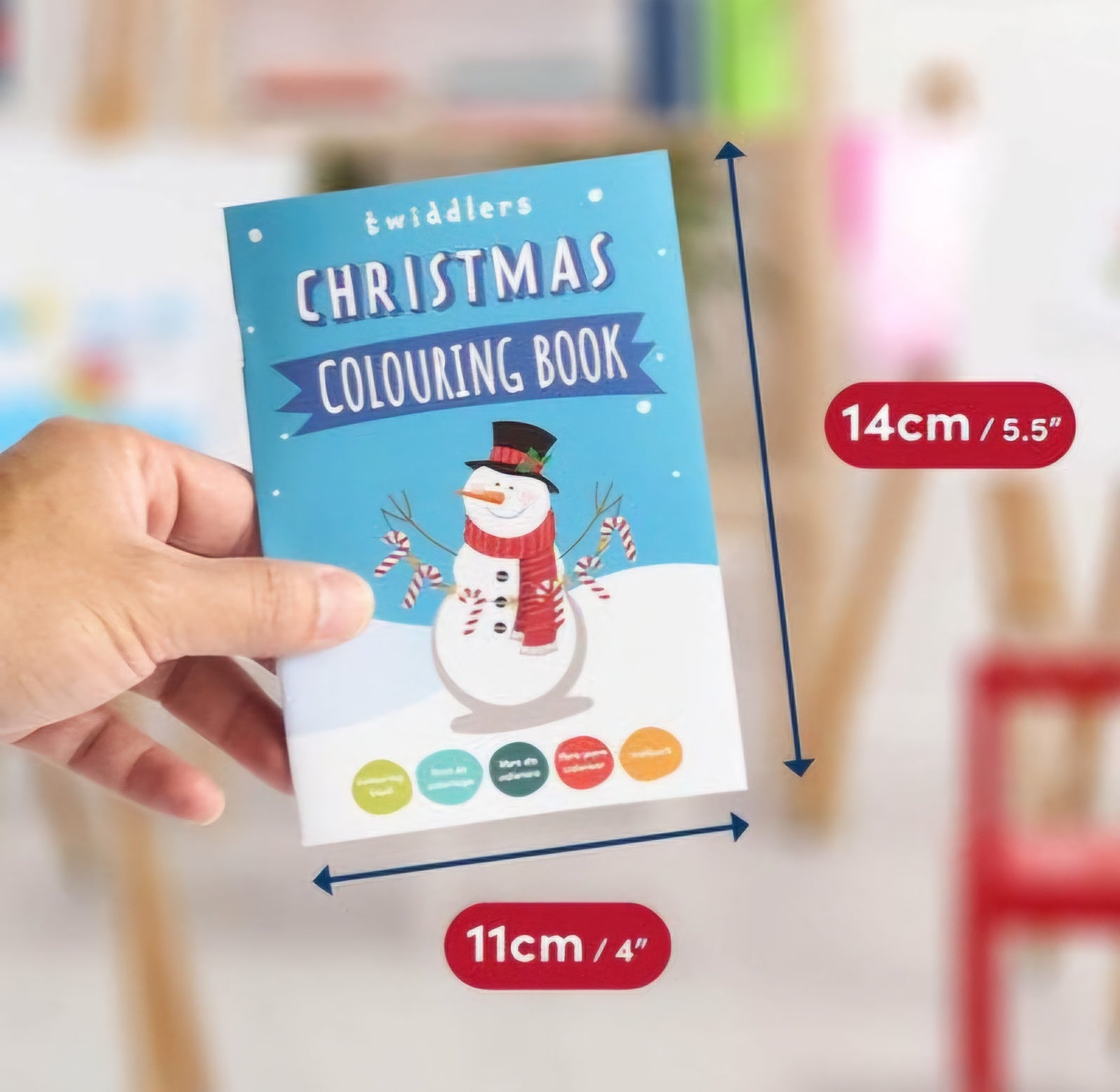 Mini Christmas Colouring Book - Twiddlers