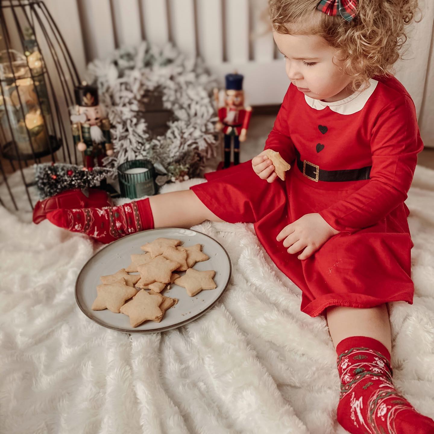 Elves & Reindeers Socks / Baby / Kids / Adult - Faves. Socks&Friends