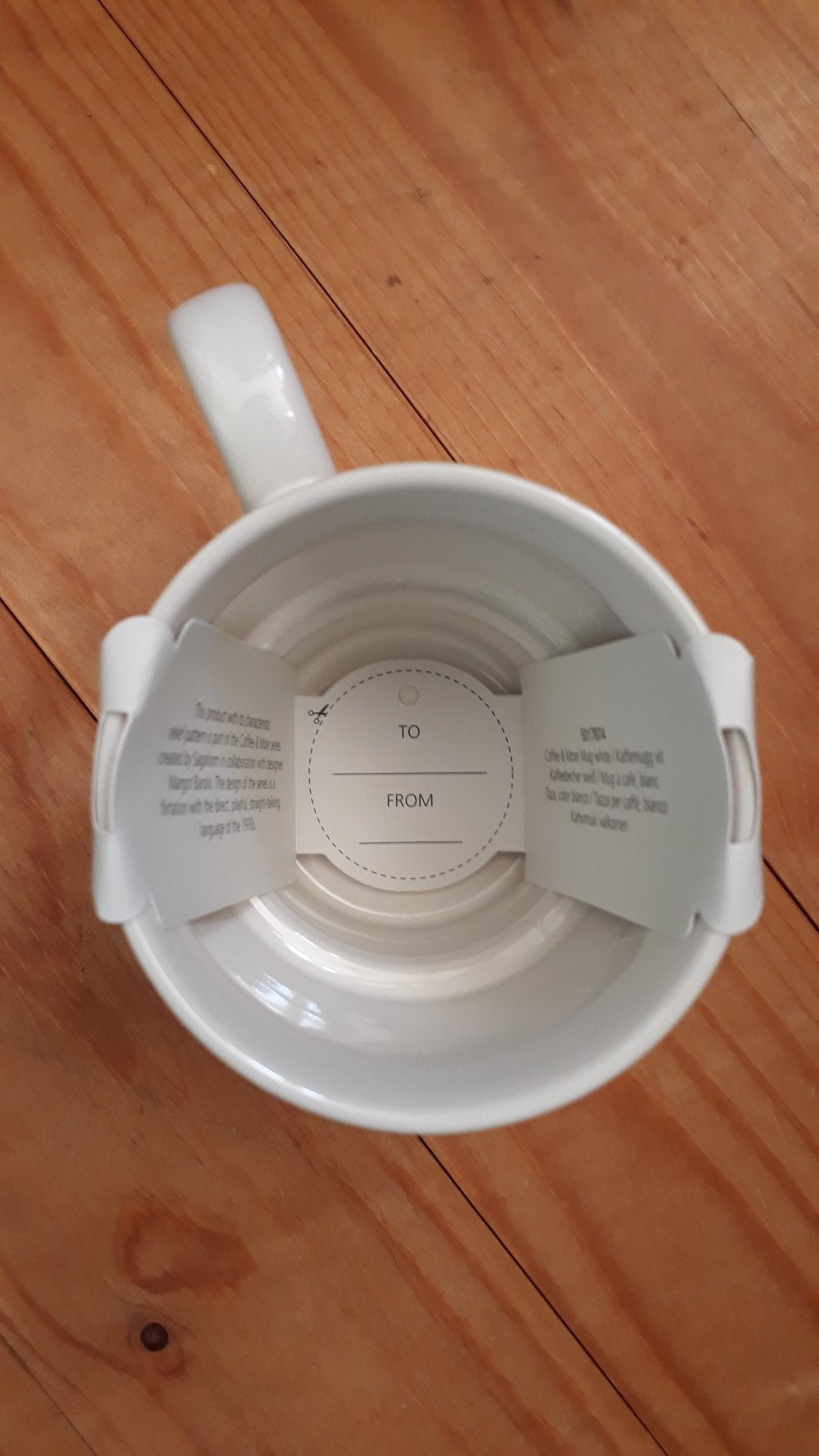 Coffee & More mug white - Sagaform