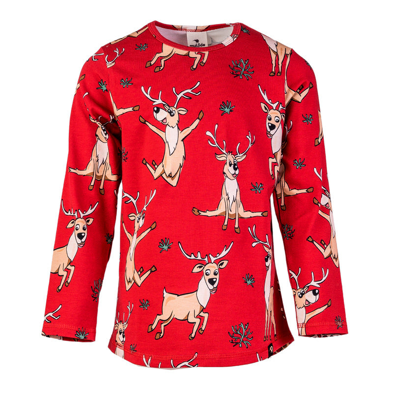 Longsleeve Reindeer Red - Mullido