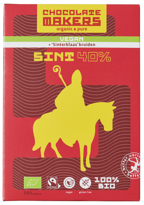 Sint Letter 40 % Vegan Sinterklaas Kruiden - Chocolate Makers