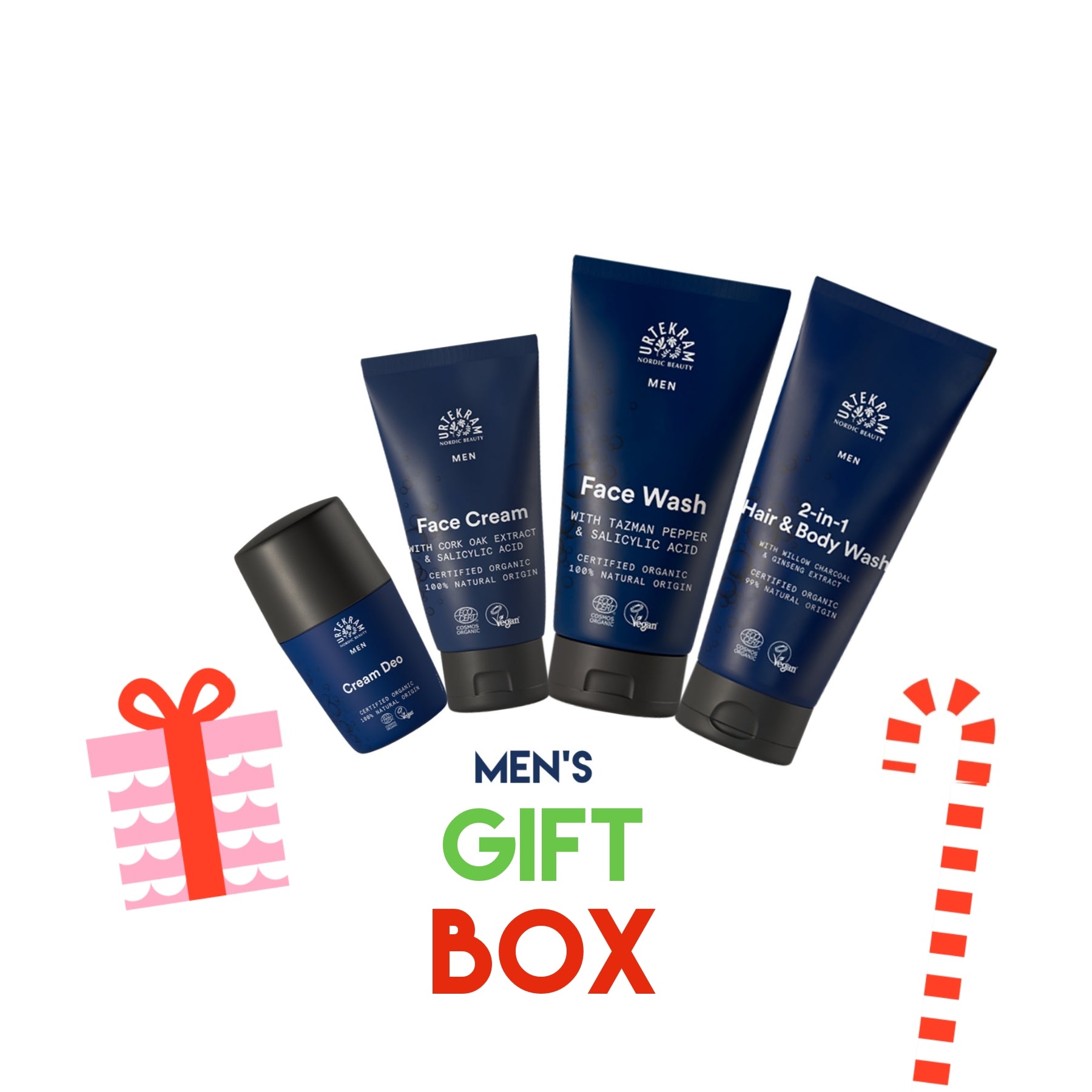 Men Christmas Giftset 4 stuks - Urtekram