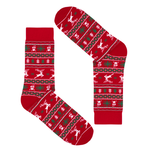Elves & Reindeers Socks / Baby / Kids / Adult - Faves. Socks&Friends