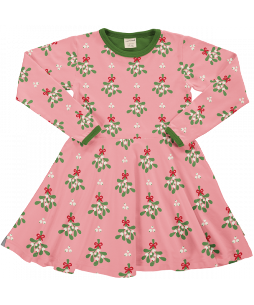 Jurk / Dress Circle LS Mistletoe - Maxomorra