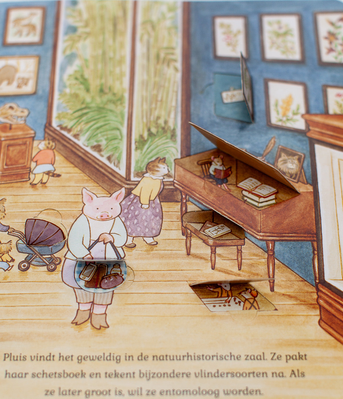 Familie Kat in het museum - Lucy Brownridge