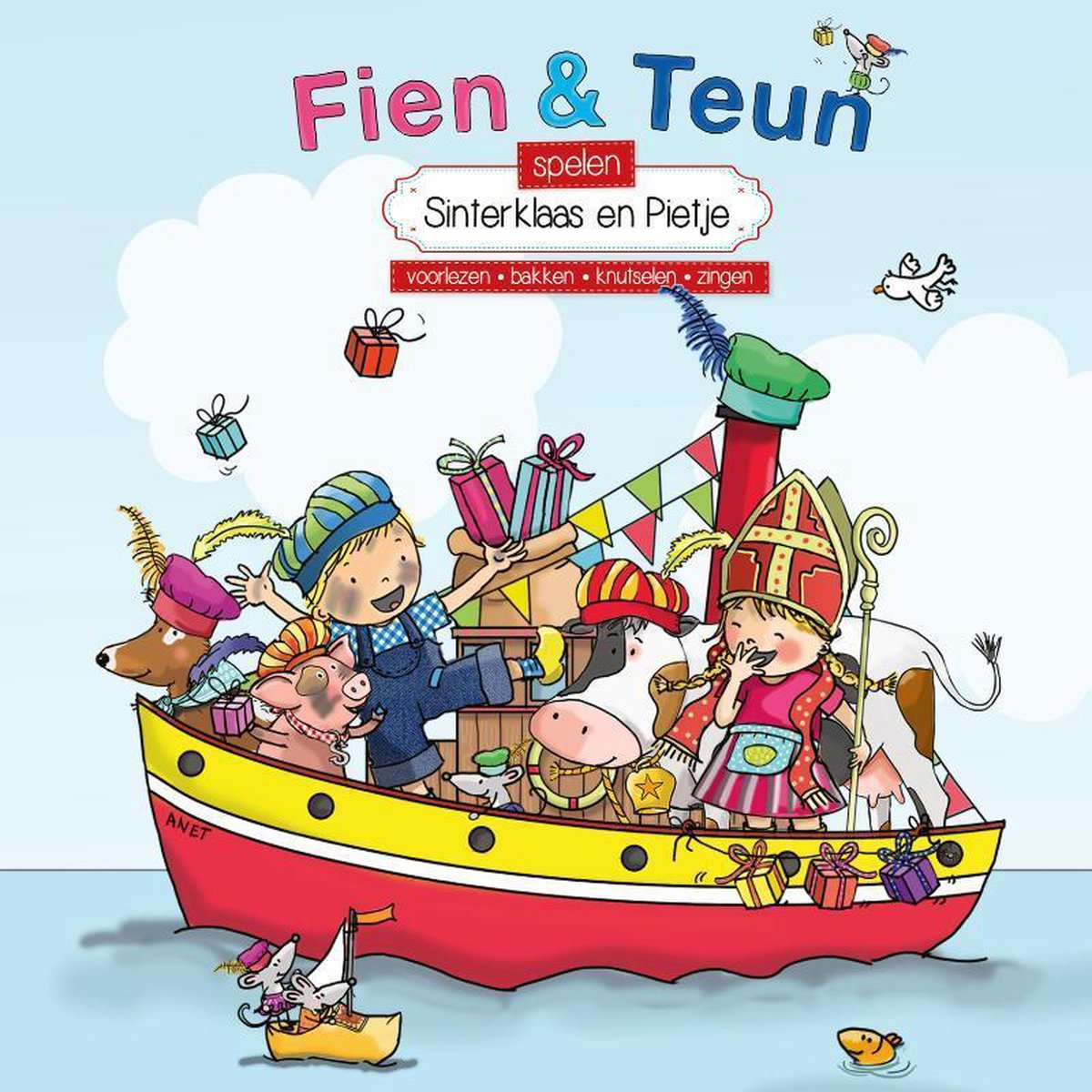 Fien & Teun spelen Sinterklaas en Pietje - voorlezen, bakken, knutselen, zingen