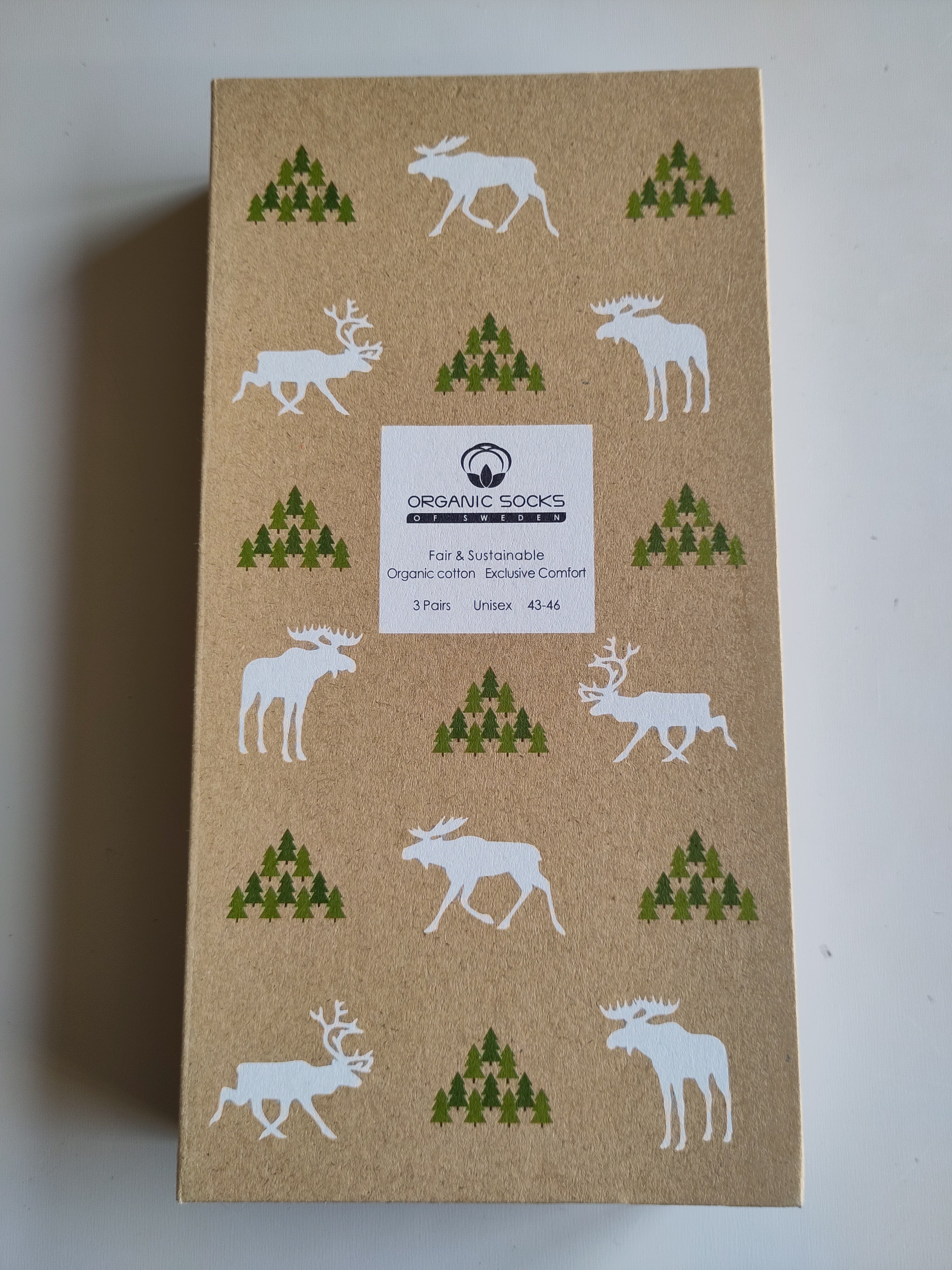 Swedish Giftbox 3 pairs - Organic socks of Sweden