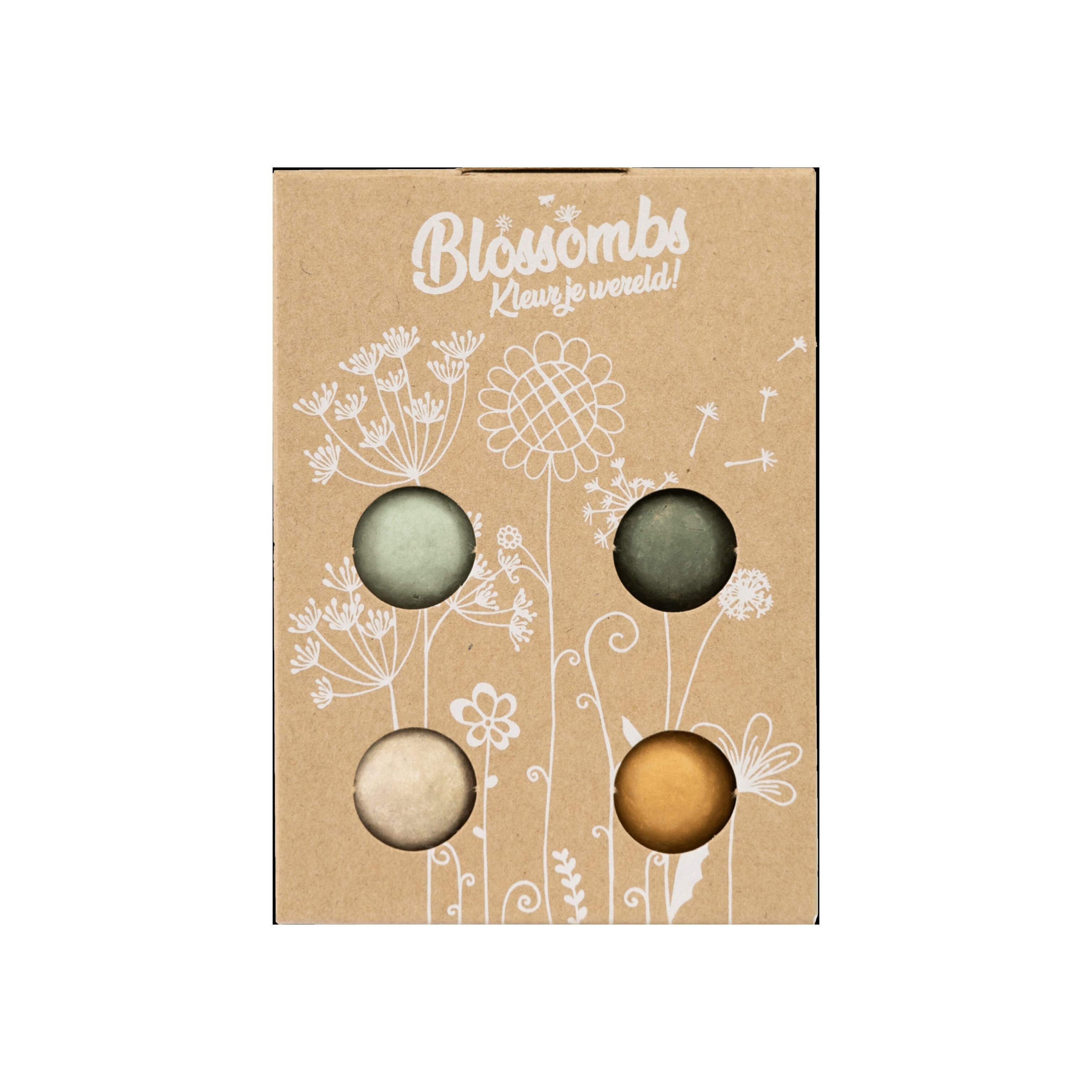 Zaadbommetjes Giftbox Mini 4 stuks - Blossombs