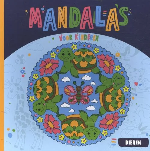 Kleurboek Mandala's voor kinderen - Dieren