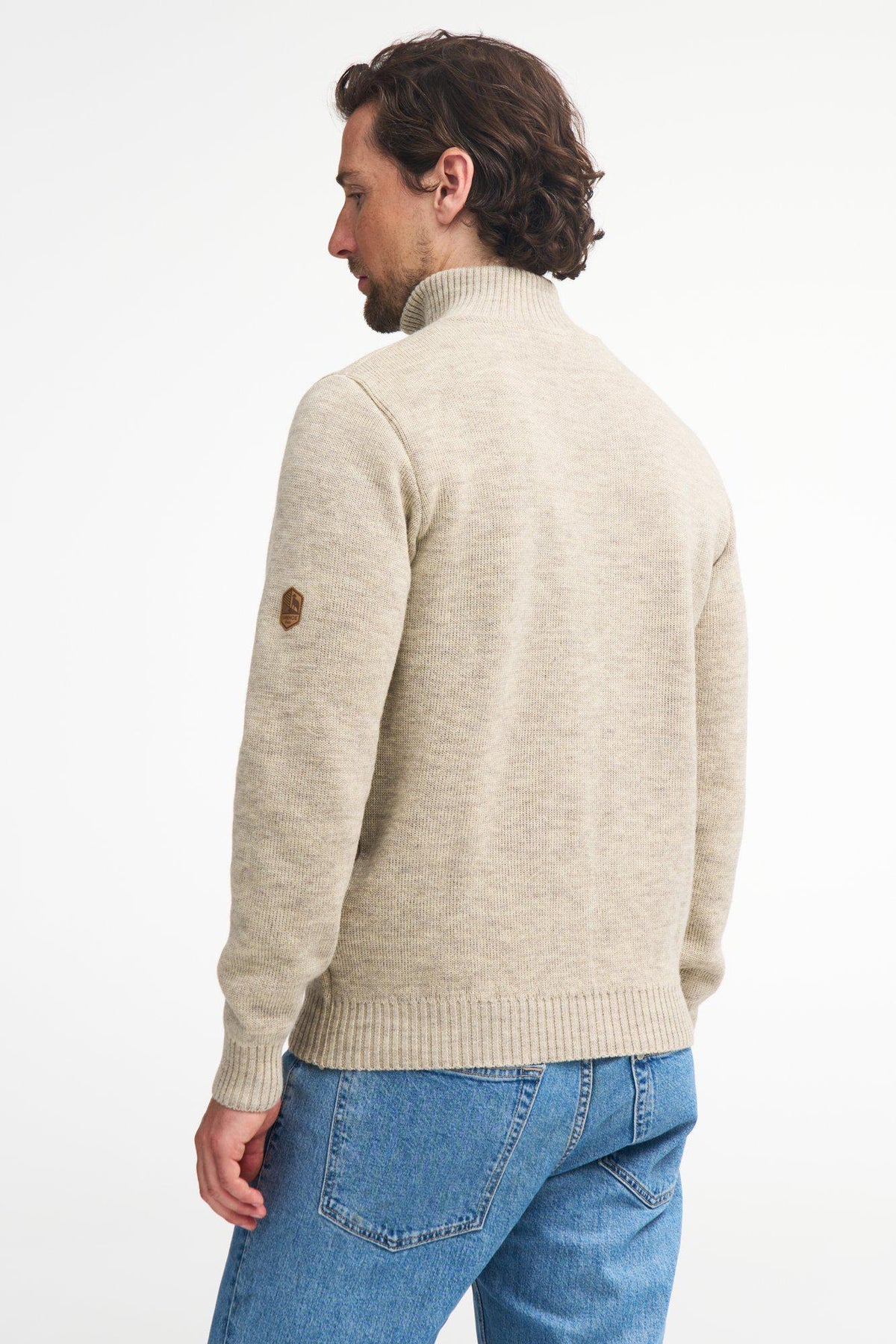 Trui NLS Elm Half Zip Birch - Ivanhoe of Sweden