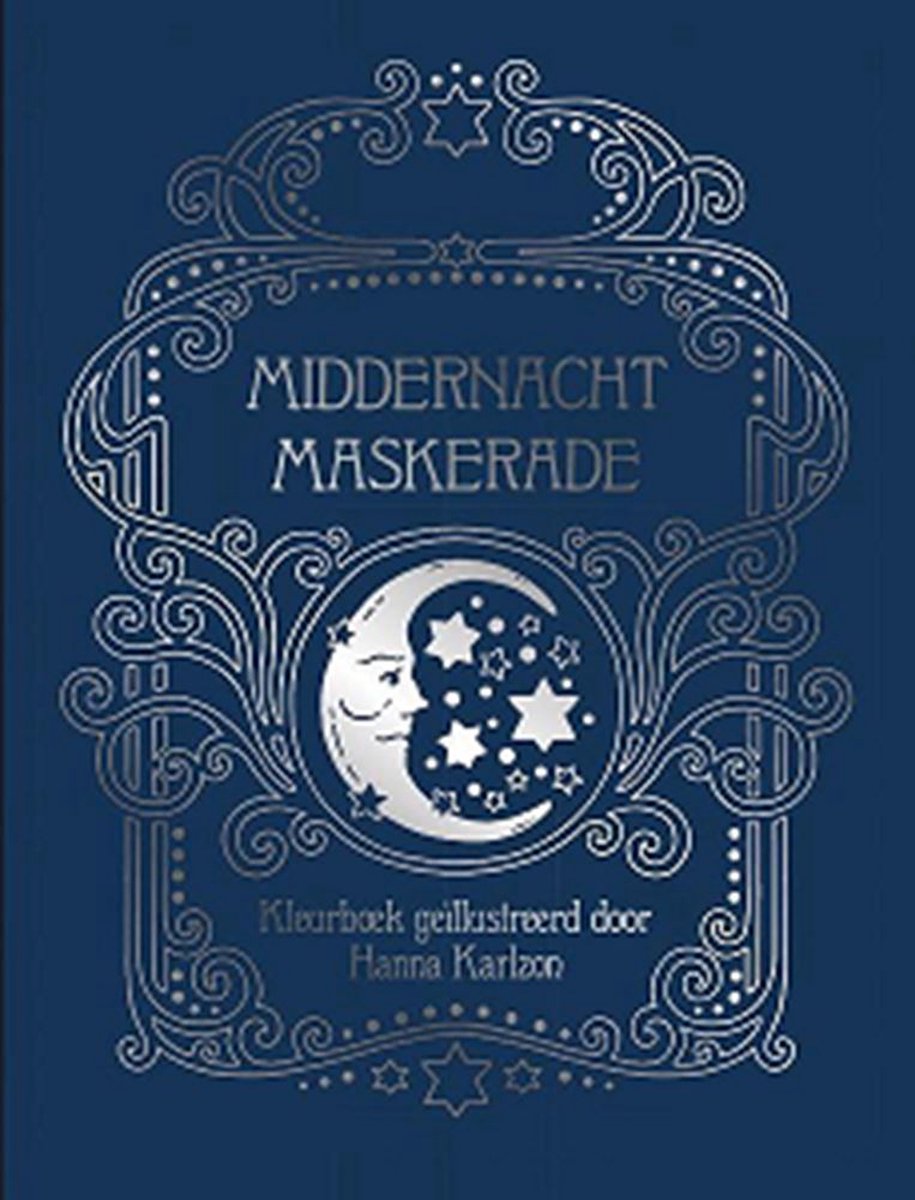 Kleurboek: Middernacht maskerade - Hanna Karlzon