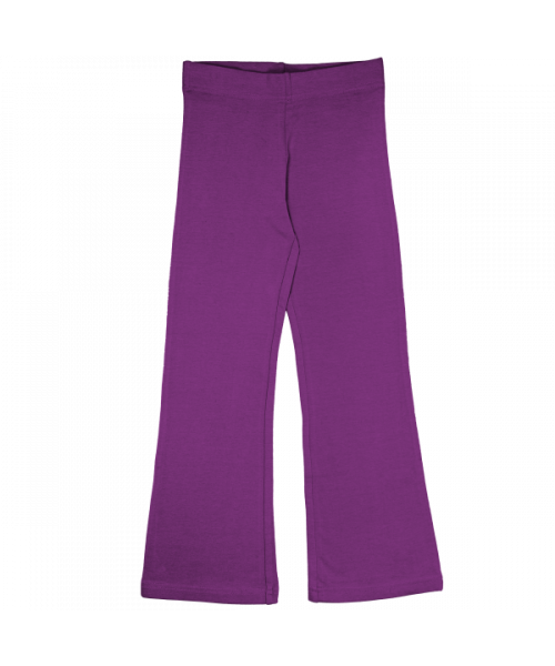 Legging Flared Sweat Solid Purple - Maxomorra
