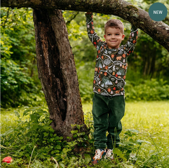 Broek Merri Pants Dark green – Ma-ia Family