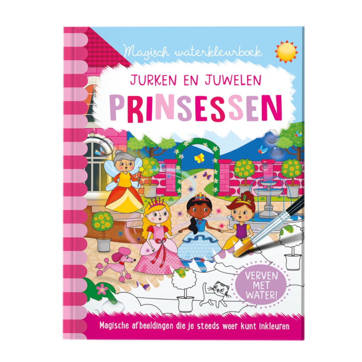 Magisch waterkleurboek Prinsessen - Lantaarn Publishers