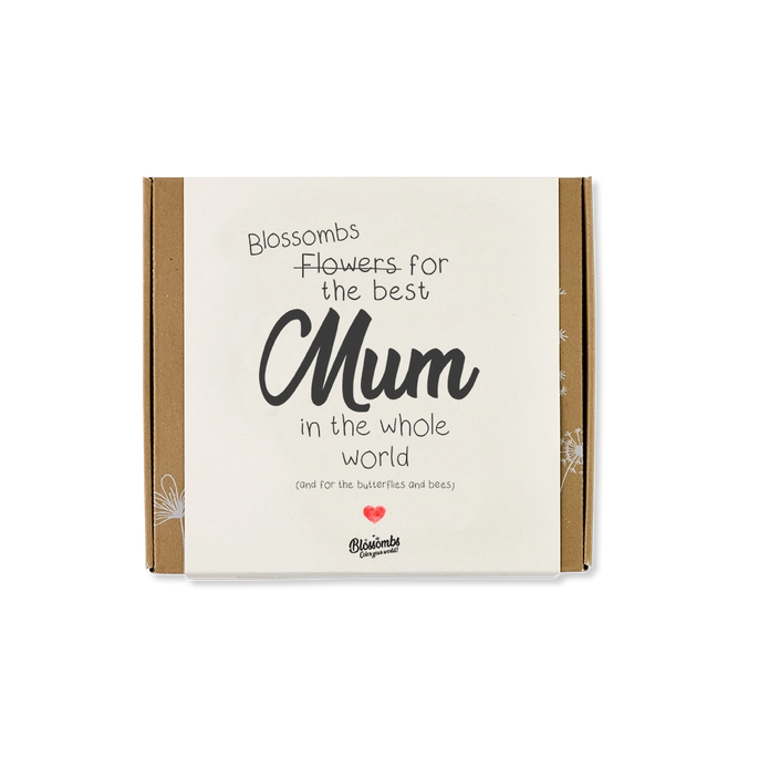 Moederdag Zaadbommetjes Giftbox Medium “Best mum” - Blossombs