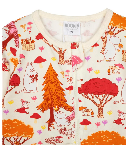 Rompersuit Field Trip Pyjamas Off-white – Moomin