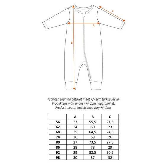 Rompersuit Field Trip Pyjamas Off-white – Moomin