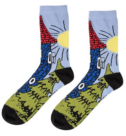 Sokken Kids & Adult Moominhouse Socks Blue – Moomin