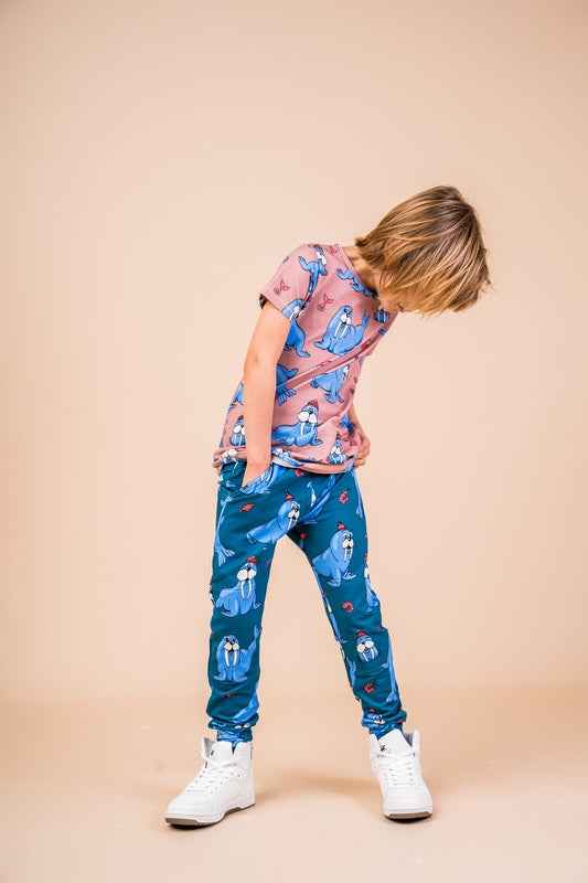 Broek / Trousers Walrus Teal - Mullido