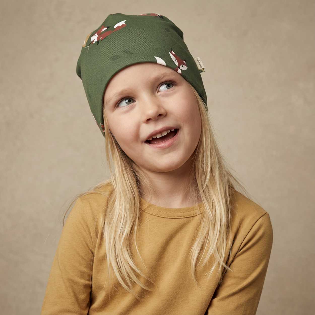 Muts / Hat Lined Fox Mosgroen - Maxomorra