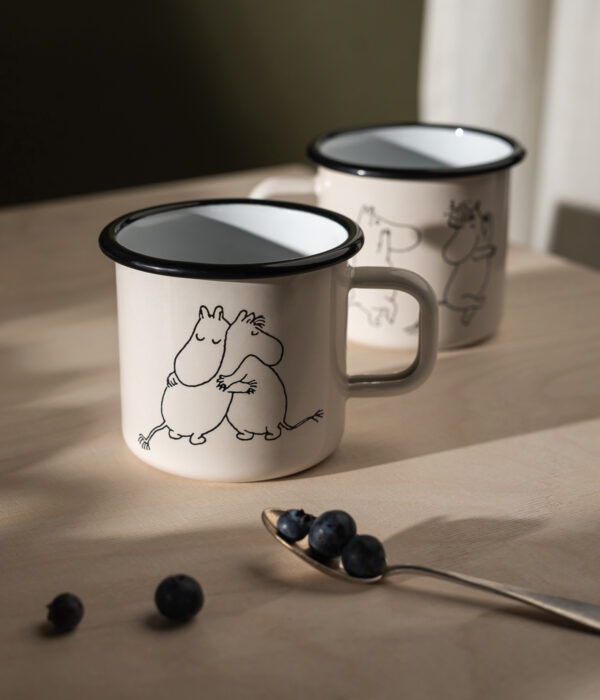 Moomin enamel mug - 80 Years - 3,7dl – Muurla