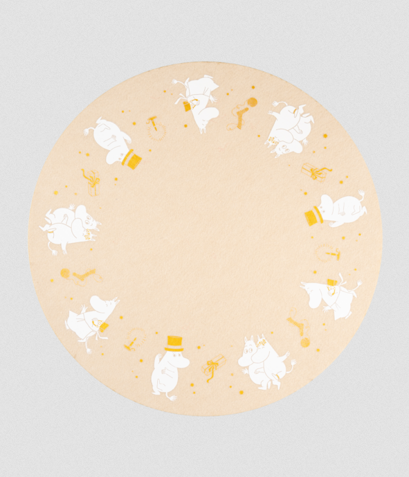 Moomin r-PET placemat Sparkling stars Ø38cm – Muurla