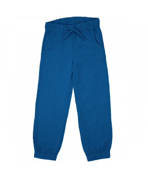 Broek / Pants Muslin Blue - Maxomorra