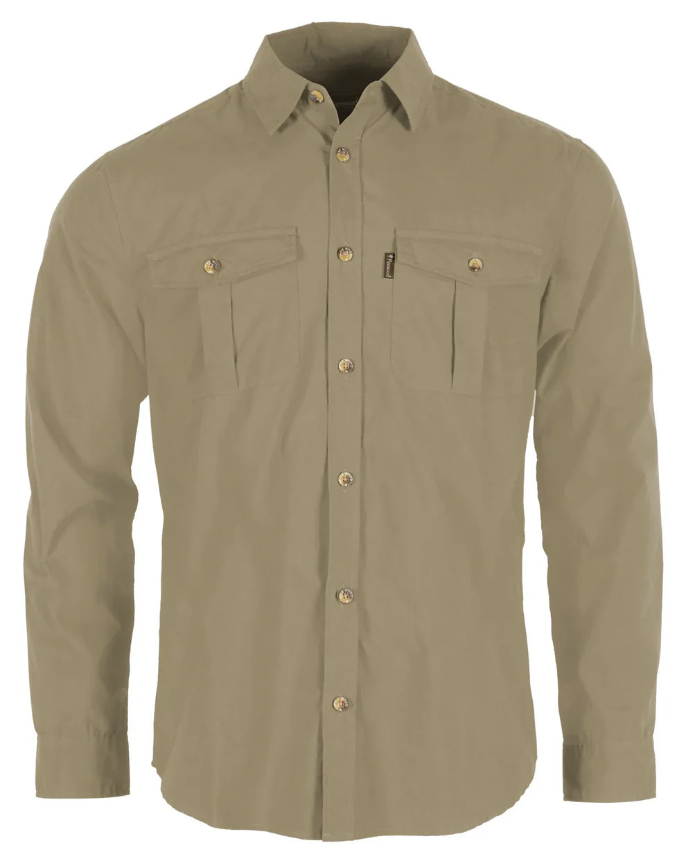 Safari L/S Shirt - Men - Sandstone - Pinewood