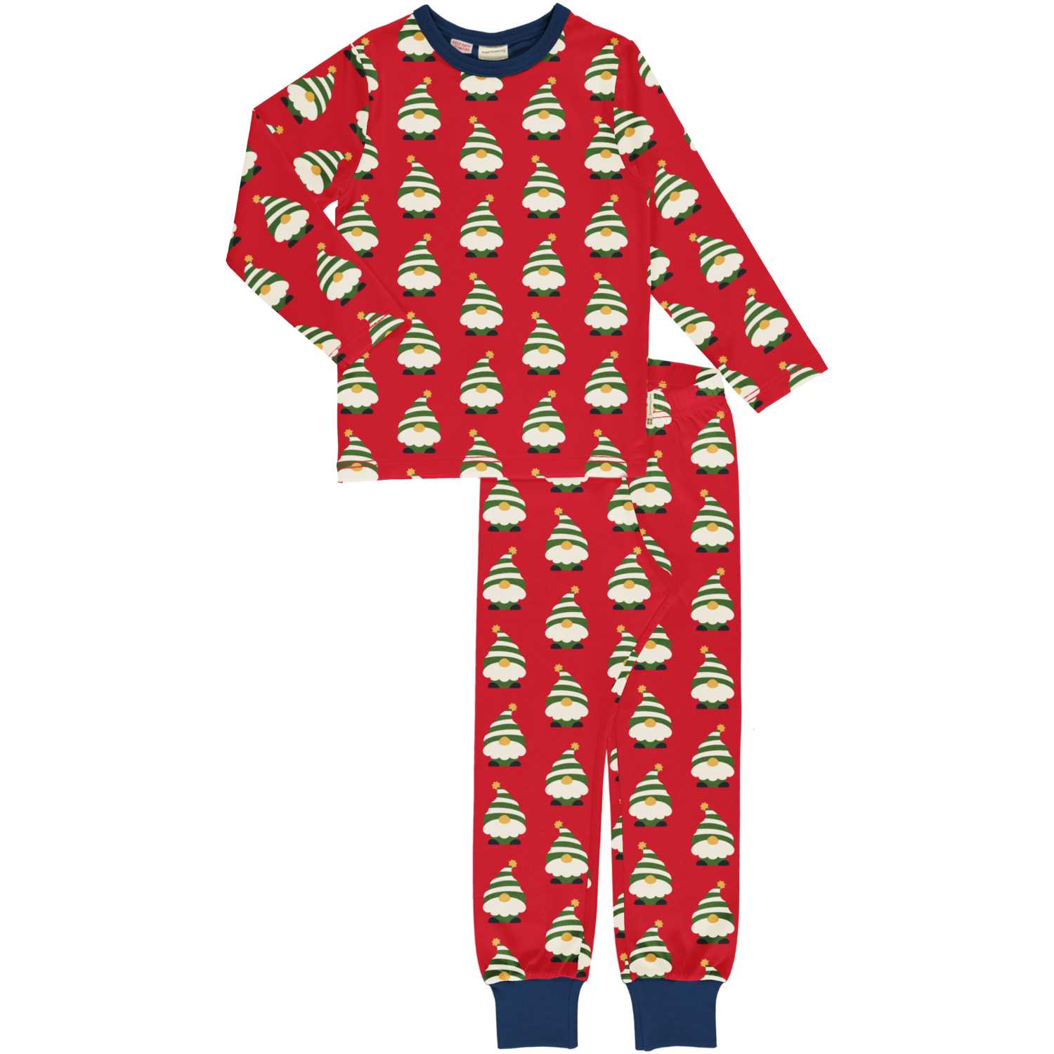 Kids Pyjama Set LS Swedish Santa - Maxomorra