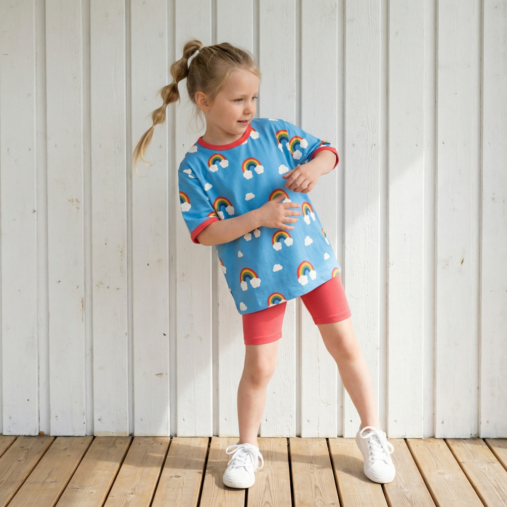 Korte Broek / Shorts Cycling Solid Red - Maxomorra