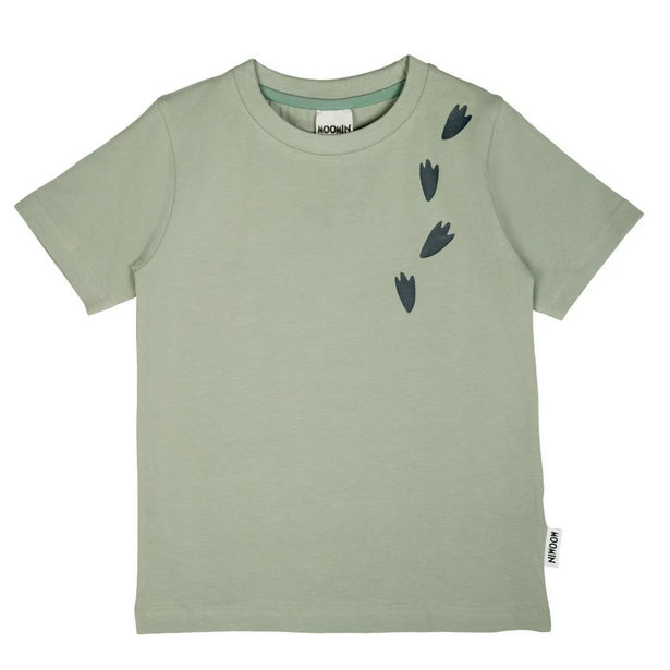 Moomin Stinky Paws T-shirt lichtgroen Martinex met Moomin print
