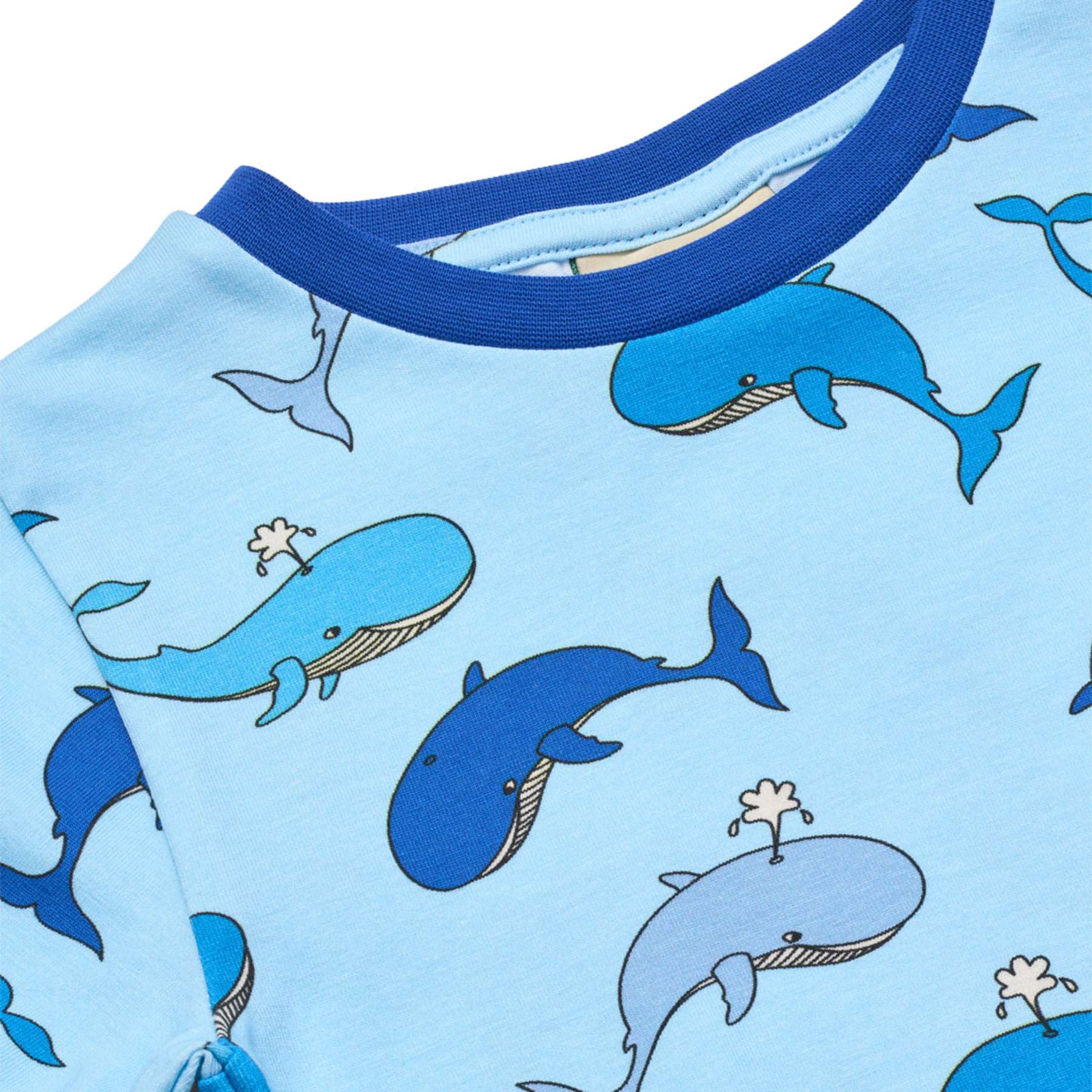 T-shirt Elstar with Whales - Småfolk
