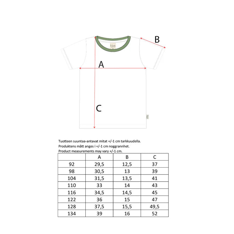 T-shirt Rainforest White – Maia family