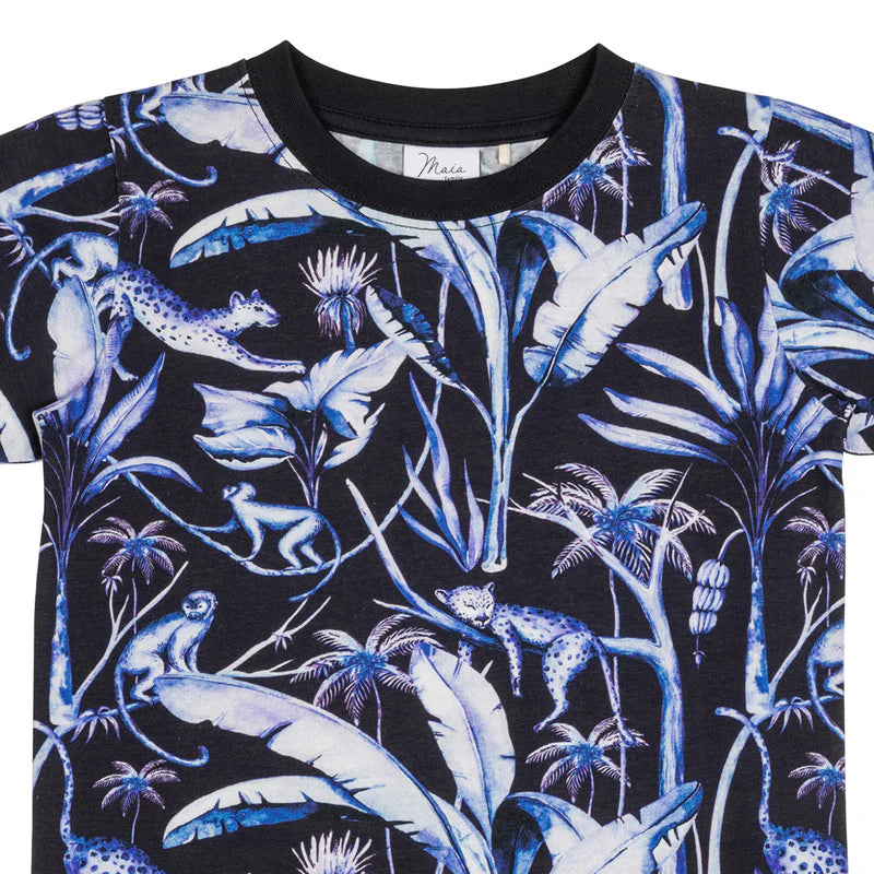 T-shirt Rainforest Dark Blue – Maia family