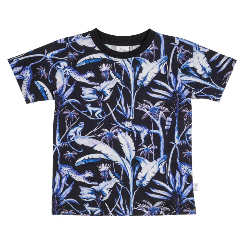 T-shirt Rainforest Dark Blue – Maia family