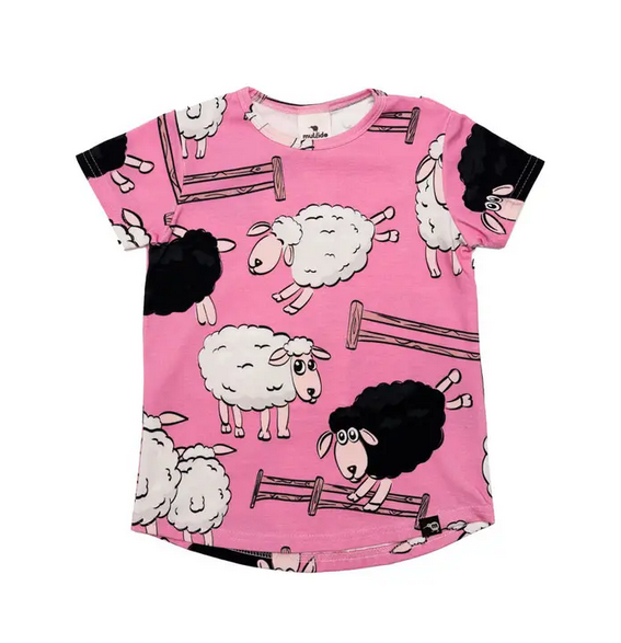 T-shirt Sheep Pink - Mullido