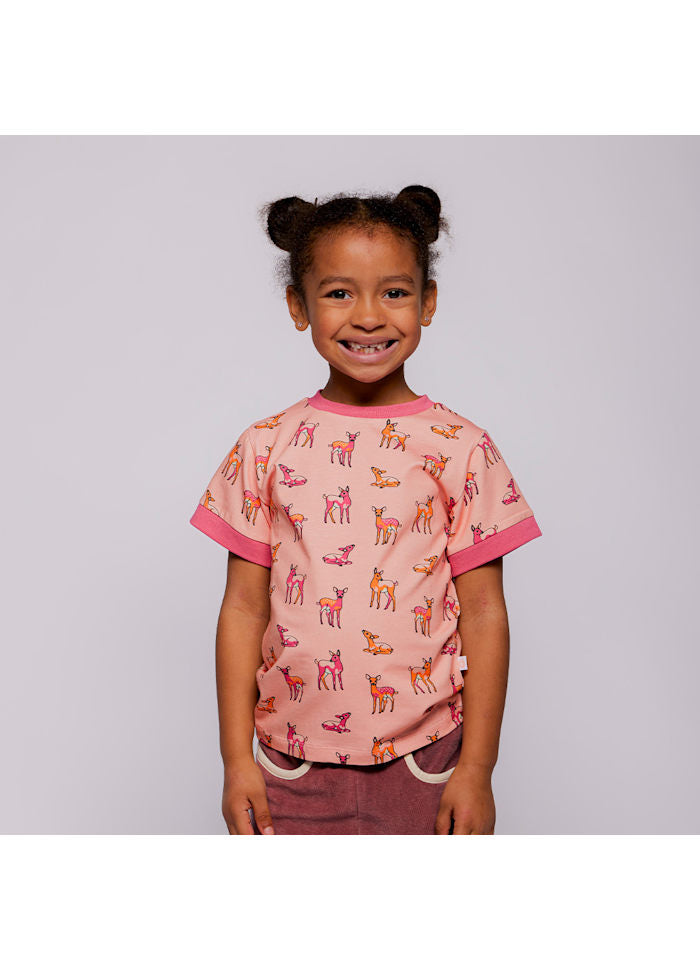 T-shirt Elstar with Deers - Småfolk